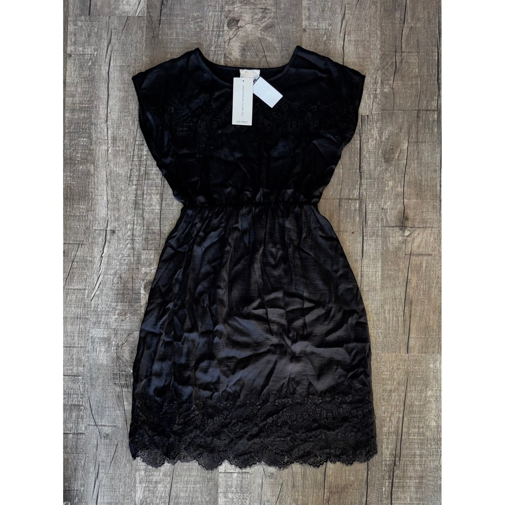 NWT Matty M A Pea in the Pod Maternity Dress Black‎ Lace Urban Rocker Small NWT